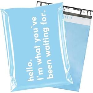 Polymailers 10"x13" (10) - "hello. I'm what you've been waiting for."